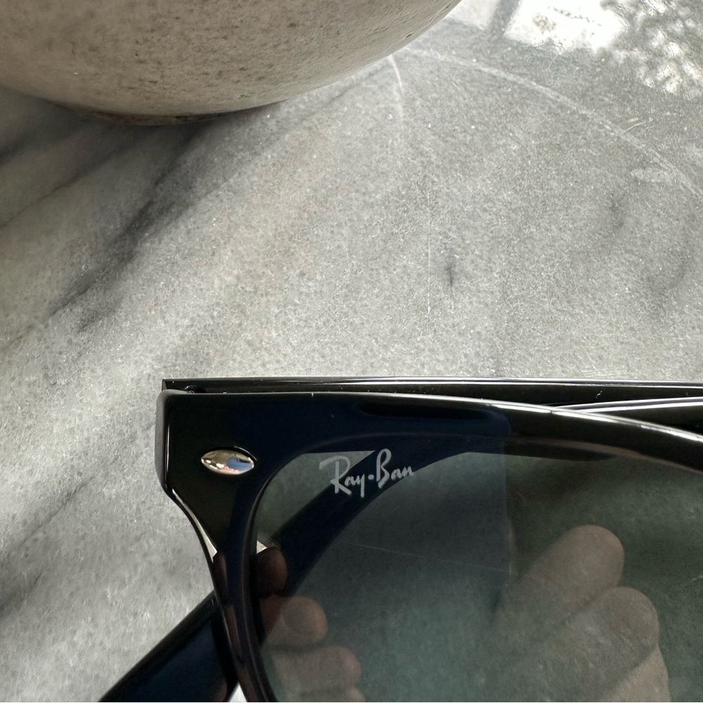Ray-Ban 4140 601- Black Sunglasses with Dark black Lenses - Picture 2 of 5